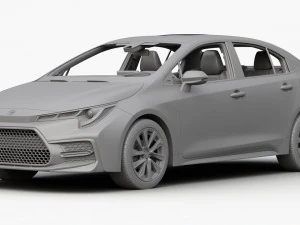 toyota corolla 2020 3D Model