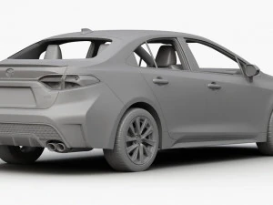 toyota corolla 2020 3D Model