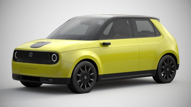 honda e 2021 3D Модель .c4d .max .obj .3ds .fbx .stl .blend 