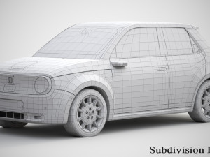 honda e 2021 3D Модель