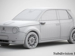 honda e2021 Modello 3D