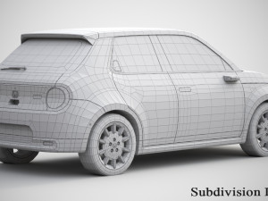 honda e 2021 3D Модель