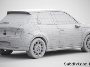honda e2021 Modello 3D