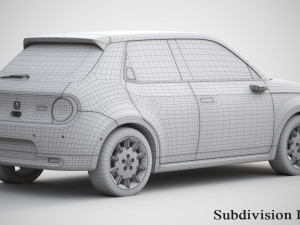 honda e 2021 3D Модель