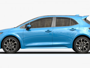 toyota corolla hatchback 3D मॉडल
