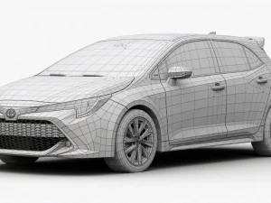 toyota corolla hatchback 3D Model