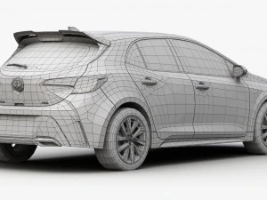 toyota corolla hatchback 3D Model