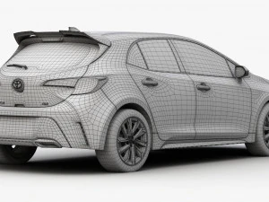 toyota corolla hatchback 3D Model