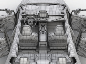 toyota corolla hatchback 3D मॉडल