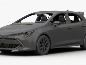 toyota corolla hatchback 3D Model