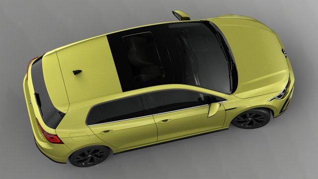 volkswagen golf r-line 2020 3D Model in Sport Cars 3DExport