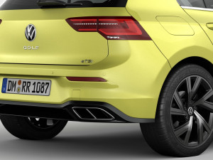 volkswagen golf r-line 2020 3D Model