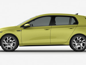 volkswagen golf r-line 2020 3D Model