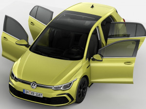 volkswagen golf r-line 2020 3D Model