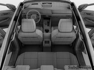 volkswagen golf r-line 2020 3D Model