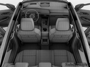 volkswagen golf r-line 2020 3D Model