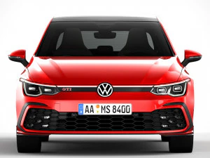 Volkswagen golf gti 2021 3D Model