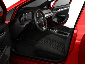 Volkswagen golf gti 2021 3D Model