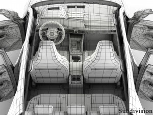Volkswagen golf gti 2021 3D-Modell