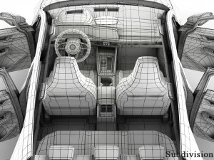 Volkswagen golf gti 2021 3D Model