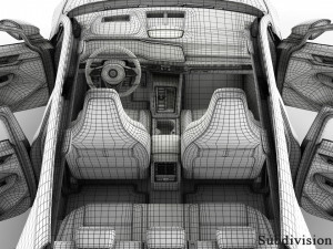 Volkswagen golf gti 2021 3D-Modell