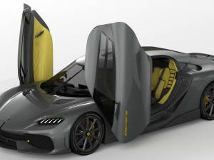 koenigsegg gemera 2021 3Dモデル