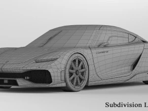 koenigsegg gemera 2021 3D Model