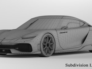 koenigsegg gemera 2021 3Dモデル