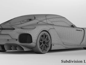 koenigsegg gemera 2021 3D Model