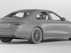 mercedes-benz s-class 2021 Model 3D