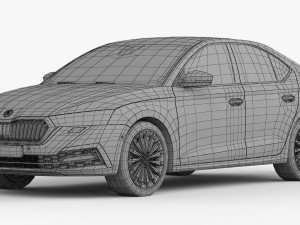 skoda octavia 2020 3D 모델