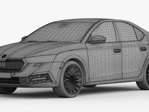 skoda octavia 2020 3D 모델