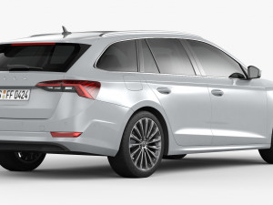 skoda octavia combi 2020 Modelo 3D