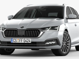 skoda octavia combi 2020 3D Model