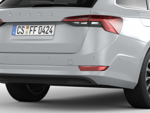 skoda octavia combi 2020 Modelo 3D