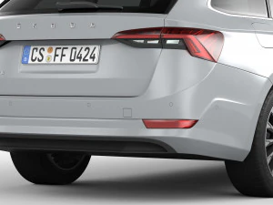skoda octavia combi 2020 3D Model