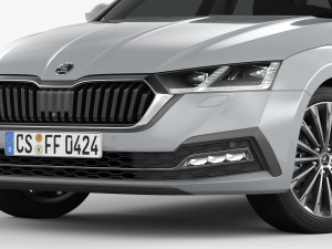 skoda octavia combi 2020 Modelo 3D