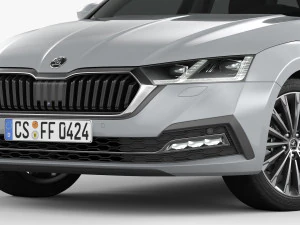 skoda octavia combi 2020 3D Model