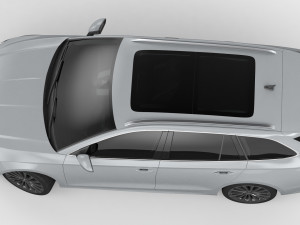 skoda octavia combi 2020 Modelo 3D