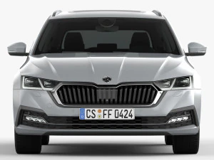 skoda octavia combi 2020 3D Model