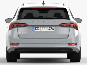 skoda octavia combi 2020 3D Model