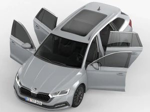 skoda octavia combi 2020 3D Model