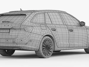 skoda octavia combi 2020 3D Model