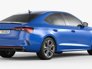 skoda octavia rs 2020 Model 3D