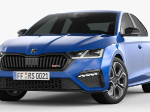 skoda octavia rs 2020 Model 3D
