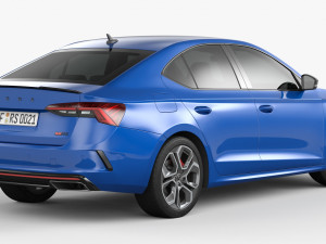 skoda octavia rs 2020 Model 3D