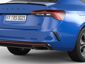 skoda octavia rs 2020 Model 3D