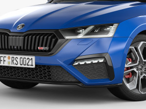skoda octavia rs 2020 Model 3D