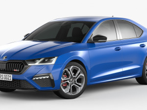 skoda octavia rs 2020 Model 3D