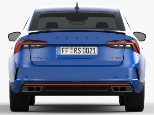 skoda octavia rs 2020 Model 3D